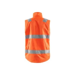 Gilet Sans Manches Blaklader Haute Visibilité Hydrofuge -Vêtements Travail Série gilet sans manches haute visibilite hydrofuge blaklader orange dos