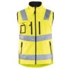 Gilet Sans Manches Haute Visibilité Blaklader Softshell -Vêtements Travail Série gilet softshell haute visibilite blaklader jaune 4