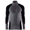 Haut De Sous-vêtements Col Camionneur Blaklader Xwarm -Vêtements Travail Série haut de sous vetements col camionneur blaklader xwarm gris noir