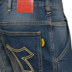 Jean De Travail Multipoches Stretch Diadora Cargo Stone Denim -Vêtements Travail Série jean de travail diadora cargo stone denim bleu poche