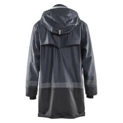 Manteau De Pluie étanche Bicolore Blaklader NIVEAU 2 -Vêtements Travail Série manteau de pluie blaklader niveau 2 gris fonce noir dos