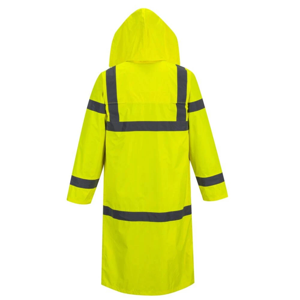 Manteau De Pluie Haute Visibilité Portwest 122cm 4 Manteau De Pluie Haute Visibilité Portwest 122cm – Image 2