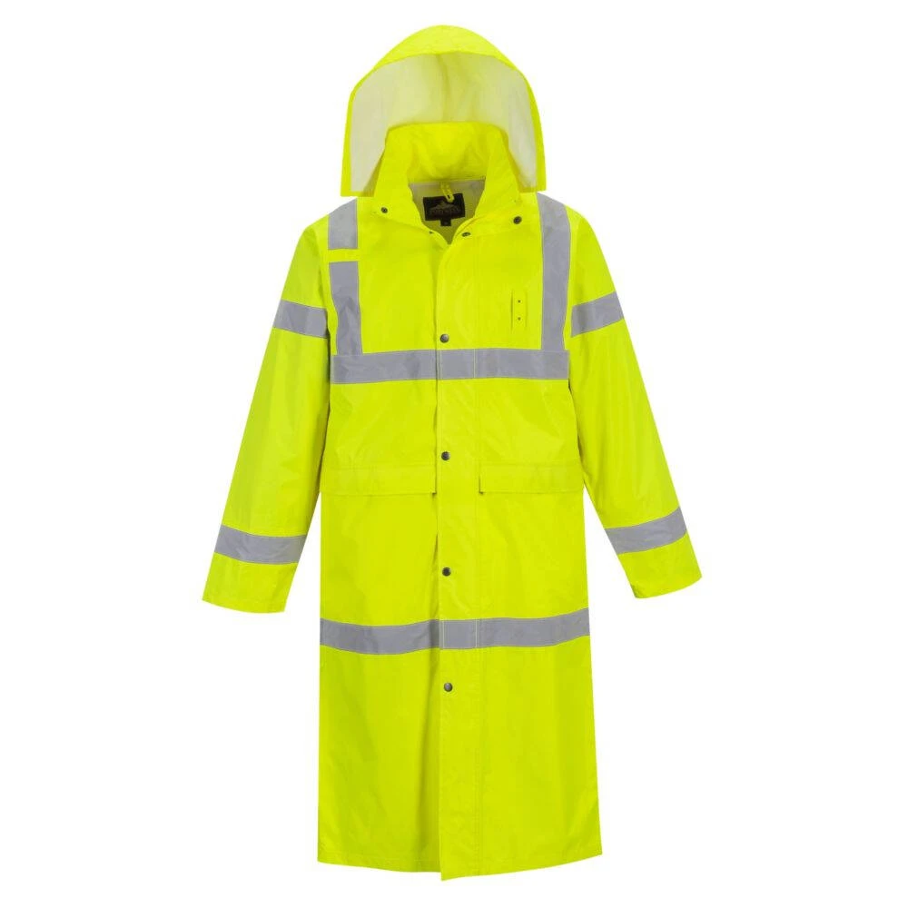 Manteau De Pluie Haute Visibilité Portwest 122cm 3 Manteau De Pluie Haute Visibilité Portwest 122cm