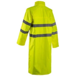 Manteau De Pluie Long Renforcé Haute Visibilité HV Coverguard KAWA COAT -Vêtements Travail Série manteau de pluie long renforce haute visibilite hv coverguard kawa coat jaune dos