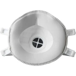 Masque Respiratoire Coque Avec Valve Sup Air FFP3 NR SL (lot De 5 Masques) -Vêtements Travail Série masque coque a usage unique avec soupape sup air ffp3 dos