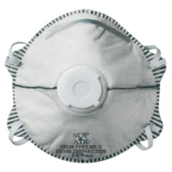 Masque Respiratoire Coque Avec Valve Sup Air FFP2 D SL VO (boîte De 10)