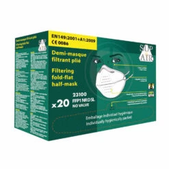 Masque Respiratoire Pliable à Usage Unique Sup Air FFP1 D SL (boîte De 20 Masques) -Vêtements Travail Série masque respiratoire pliable a usage unique sup air ffp1 d sl boite de 20 masques boite