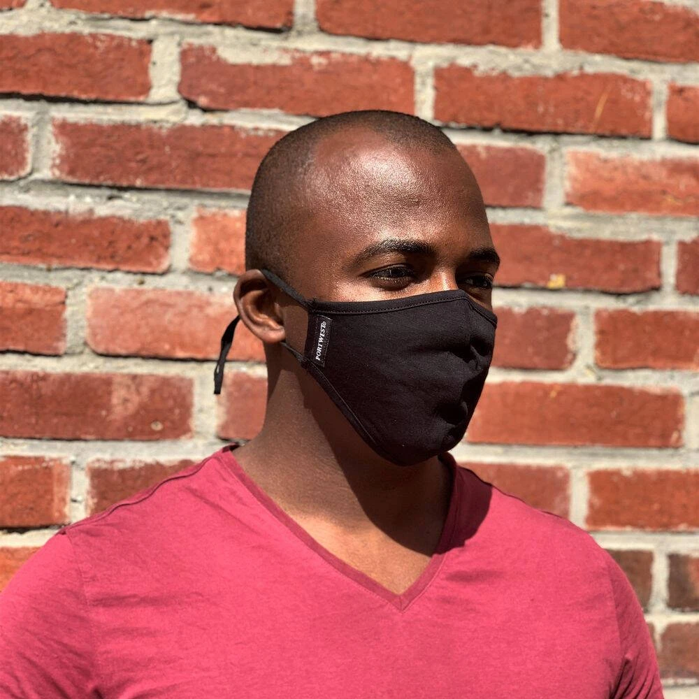 Masque Réutilisable Tissu Antimicrobien 2 épaisseurs Portwest (Boite De 25) 9 Masque Réutilisable Tissu Antimicrobien 2 épaisseurs Portwest (Boite De 25) – Image 7