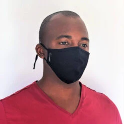 Masque Réutilisable Tissu Antimicrobien 2 épaisseurs Portwest (Boite De 25) 17 Masque Réutilisable Tissu Antimicrobien 2 épaisseurs Portwest (Boite De 25) -Vêtements Travail Série masque reutilisable tissu antimicrobien 2 epaisseurs noir profil