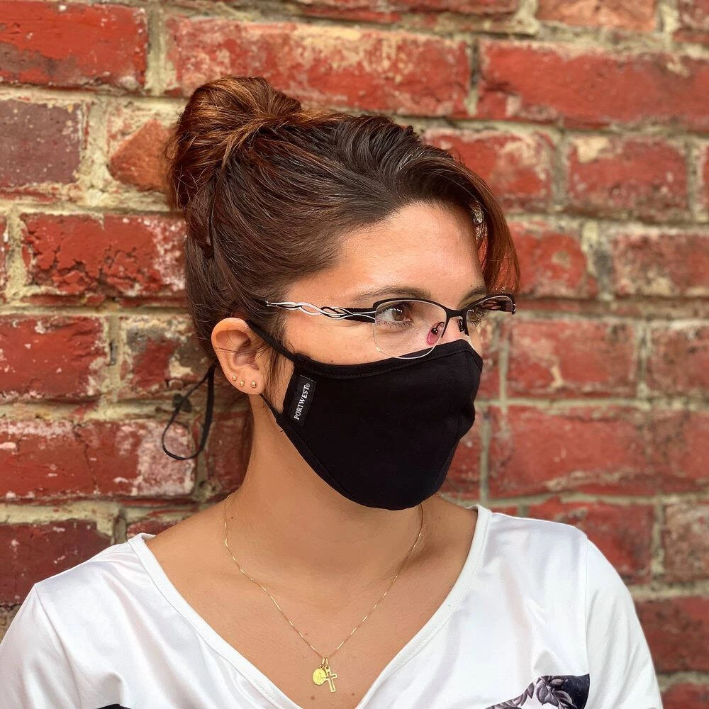 Masque Réutilisable Tissu Antimicrobien 2 épaisseurs Portwest (Boite De 25) 8 Masque Réutilisable Tissu Antimicrobien 2 épaisseurs Portwest (Boite De 25) – Image 6