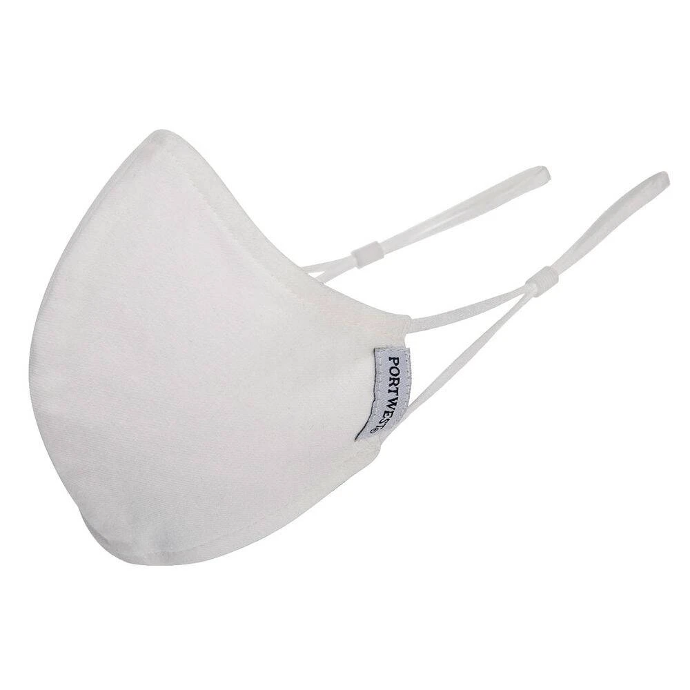 Masque Réutilisable Tissu Antimicrobien 2 épaisseurs Portwest (Boite De 25) 3 Masque Réutilisable Tissu Antimicrobien 2 épaisseurs Portwest (Boite De 25)