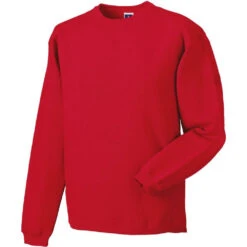 Sweat-shirt De Travail Col Ras Du Cou Russell -Vêtements Travail Série oxru013m red