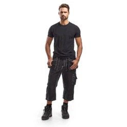 Pantacourt De Travail Blaklader Artisan 100% Coton Croisé 370 G/m² 19 Pantacourt De Travail Blaklader Artisan 100% Coton Croisé 370 G/m² -Vêtements Travail Série pantacourt de travail artisan blaklader 100 coton croise 370 g m noir port