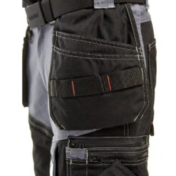 Pantacourt De Travail Blaklader X1500 100% Coton Croisé 370g/m² 16 Pantacourt De Travail Blaklader X1500 100% Coton Croisé 370g/m² -Vêtements Travail Série pantacourt de travail x1500 blaklader 100 coton croise 370 g m noir gris detail 2 2