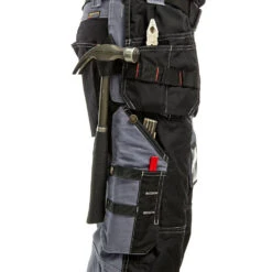 Pantacourt De Travail Blaklader X1500 100% Coton Croisé 370g/m² 14 Pantacourt De Travail Blaklader X1500 100% Coton Croisé 370g/m² -Vêtements Travail Série pantacourt de travail x1500 blaklader 100 coton croise 370 g m noir gris detail 2