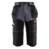 Pantacourt De Travail Blaklader X1500 100% Coton Croisé 370g/m² -Vêtements Travail Série pantacourt de travail x1500 blaklader 100 coton croise 370 g m noir gris 1 1