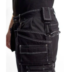 Pantacourt De Travail Blaklader X1900 Artisan 100% Coton -Vêtements Travail Série pantacourt de travail x1900 artisan blaklader 100 coton noir detail 2