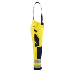 Pantalon à Bretelles Imperméable Haute Visibilité Blaklader Hiver -Vêtements Travail Série pantalon a bretelles haute visibilite blaklader hiver jaune marine cote