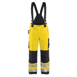 Pantalon à Bretelles Imperméable Haute Visibilité Blaklader Hiver -Vêtements Travail Série pantalon a bretelles haute visibilite blaklader hiver jaune noir