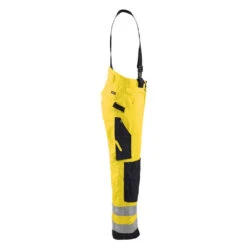 Pantalon à Bretelles Imperméable Haute Visibilité Blaklader Hiver -Vêtements Travail Série pantalon a bretelles haute visibilite blaklader hiver jaune noir cote