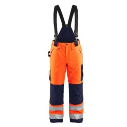 Pantalon à Bretelles Imperméable Haute Visibilité Blaklader Hiver -Vêtements Travail Série pantalon a bretelles haute visibilite blaklader hiver orange marine