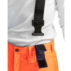 Pantalon à Bretelles Imperméable Haute Visibilité Blaklader Hiver -Vêtements Travail Série pantalon a bretelles haute visibilite blaklader hiver orange marine detail