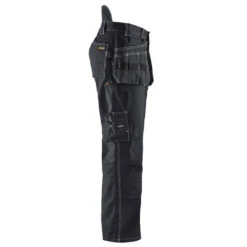 Pantalon Artisan Doublé Hiver Blaklader 100% Coton Croisé -Vêtements Travail Série pantalon artisan hiver blaklader 100 coton croise noir cote 1