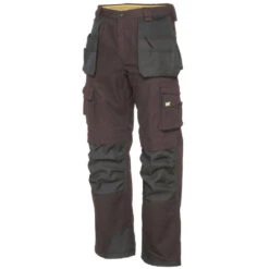 Pantalon De Travail Slim Renforcé Avec Poches Genouillères Caterpillar TRADEMARK -Vêtements Travail Série pantalon avec poches genouilleres caterpillar trademark marron 1