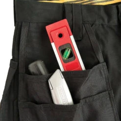 Pantalon De Travail Slim Renforcé Avec Poches Genouillères Caterpillar TRADEMARK -Vêtements Travail Série pantalon avec poches genouilleres caterpillar trademark noir poche