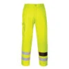 Pantalon Haute Visibilité Portwest Combat Polycoton Genouillères -Vêtements Travail Série pantalon comba haute visibilite portwest workwear jaune