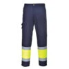 Pantalon Haute Visibilité Portwest Combat Bicolore 1 Pantalon Haute Visibilité Portwest Combat Bicolore -Vêtements Travail Série pantalon combat haute visibilite bicolore workwear jaune marine