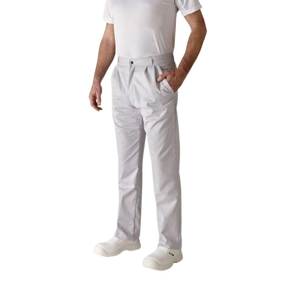 Pantalon De Cuisine Mixte Rayé Robur Alize 4 Pantalon De Cuisine Mixte Rayé Robur Alize – Image 2