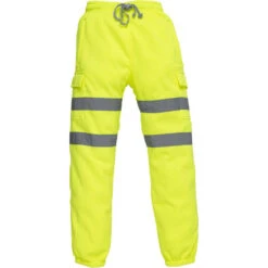 Pantalon De Jogging Haute Visibilité Yoko CARGO -Vêtements Travail Série pantalon de jogging haute visibilite yoko yhv016t jaunefluo