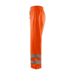 Pantalon De Pluie Haute Visibilité Blaklader Respirant -Vêtements Travail Série pantalon de pluie haute visibilite blaklader orange cote2 2