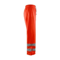 Pantalon De Pluie Haute Visibilité Blaklader Respirant -Vêtements Travail Série pantalon de pluie haute visibilite blaklader rouge fluo cote 2