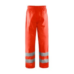 Pantalon De Pluie Haute Visibilité Blaklader Respirant -Vêtements Travail Série pantalon de pluie haute visibilite blaklader rouge fluo dos 2