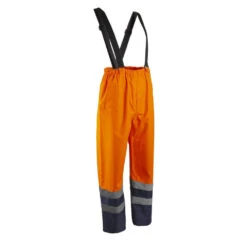 Pantalon De Pluie à Bretelles Haute Visibilité Coverguard Hydra -Vêtements Travail Série pantalon de pluie haute visibilite coverguard hydra orange
