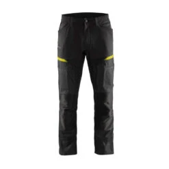 Pantalon De Service Multipoches Blaklader + STRETCH 30 Pantalon De Service Multipoches Blaklader + STRETCH -Vêtements Travail Série pantalon de service blaklader stretch noir jaune