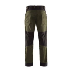 Pantalon De Service Multipoches Blaklader + STRETCH 41 Pantalon De Service Multipoches Blaklader + STRETCH -Vêtements Travail Série pantalon de service blaklader stretch vertolive noir dos