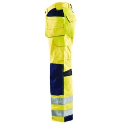 Pantalon De Travail Aéré Haute Visibilité Blaklader Artisan Classe 2 -Vêtements Travail Série pantalon de travail aere haute visibilite blaklader artisan classe 2 jaune fluo marine cot 2 8