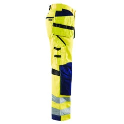Pantalon De Travail Aéré Haute Visibilité Blaklader Artisan Classe 2 -Vêtements Travail Série pantalon de travail aere haute visibilite blaklader artisan classe 2 jaune fluo marine cot 8