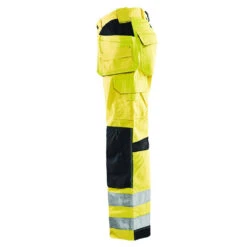 Pantalon De Travail Aéré Haute Visibilité Blaklader Artisan Classe 2 -Vêtements Travail Série pantalon de travail aere haute visibilite blaklader artisan classe 2 jaune fluo noir cot 2 5