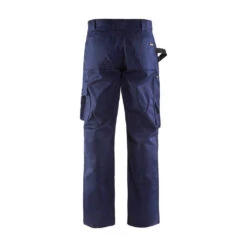 Pantalon De Travail Multipoche Blaklader Artisan Polycoton -Vêtements Travail Série pantalon de travail artisan tissu 1860 blaklader marine dos