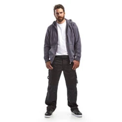 Pantalon De Travail Multipoche Blaklader Artisan Polycoton -Vêtements Travail Série pantalon de travail artisan tissu 1860 blaklader noir porte 1