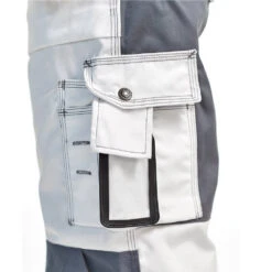 Pantalon De Travail Bicolore Blaklader Artisan -Vêtements Travail Série pantalon de travail bicolore blaklader artisan blanc gris detail 1