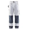 Pantalon De Travail Bicolore Blaklader Artisan -Vêtements Travail Série pantalon de travail bicolore blaklader artisan blanc gris 1