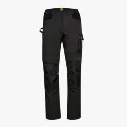 Pantalon De Travail Stretch Carbon Performance DIADORA -Vêtements Travail Série pantalon de travail carbon performance diadora noir face