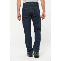 Jean De Travail Denim Résistant Multipoches WK. Designed To Work -Vêtements Travail Série pantalon de travail denim resistant multipoches wk designed to work arriere