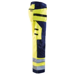 Pantalon De Travail Haute Visibilité Blaklader Artisan Classe 2 Avec Poches Flottantes -Vêtements Travail Série pantalon de travail haute visibilite blaklader artisan classe 2 jaune fluo marine cot 1 1