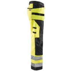 Pantalon De Travail Haute Visibilité Blaklader Artisan Classe 2 Avec Poches Flottantes -Vêtements Travail Série pantalon de travail haute visibilite blaklader artisan classe 2 jaune fluo noir cot 1 1 1